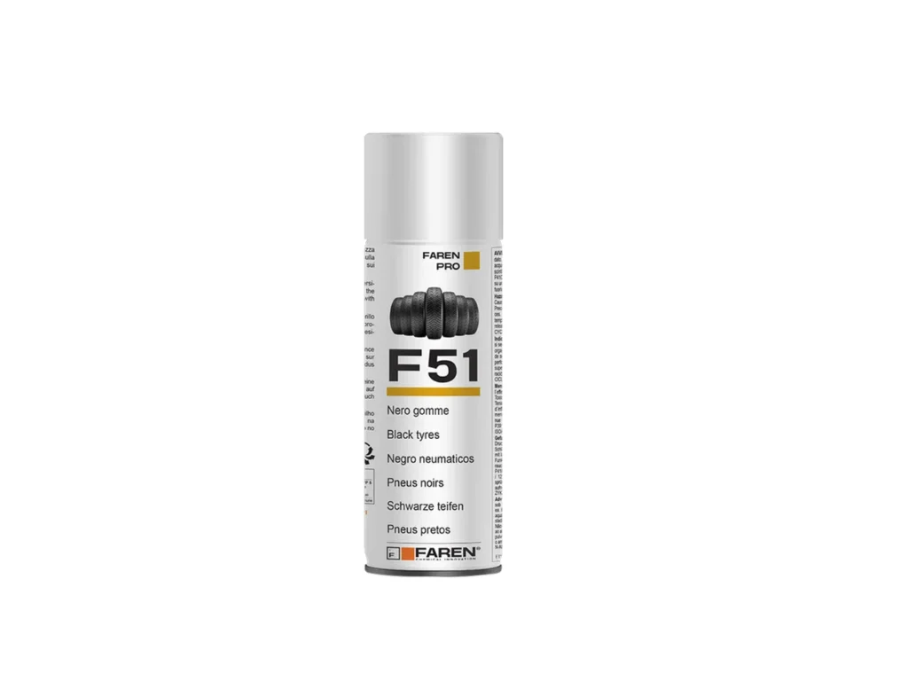 F51 Nero gomme spray Faren