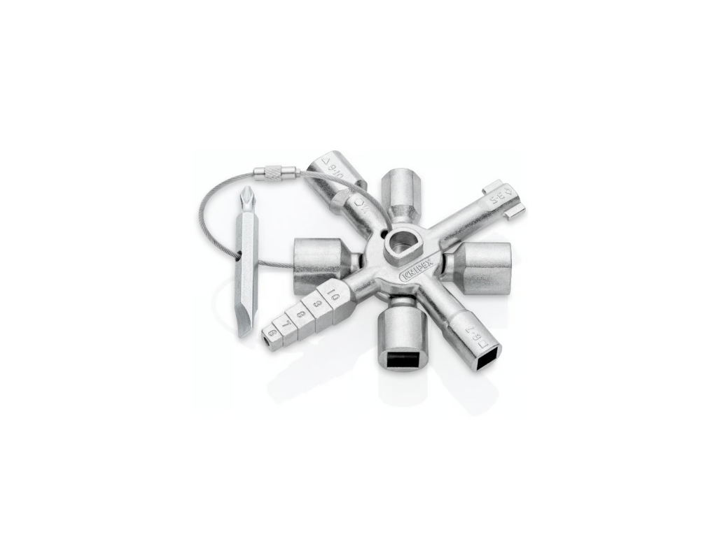 TwinKey Chiave universale per quadri ed armadi elettrici - Knipex