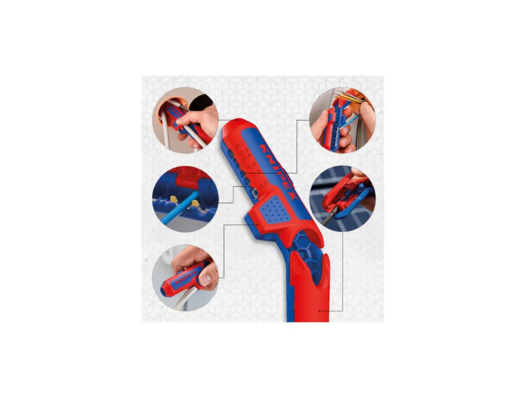ErgoStrip PV utensile spelacavi - Knipex