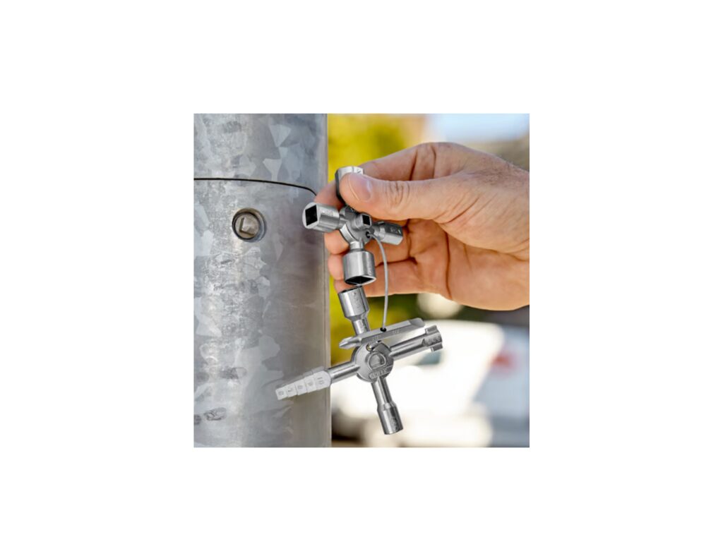 TwinKey Chiave universale per quadri ed armadi elettrici - Knipex