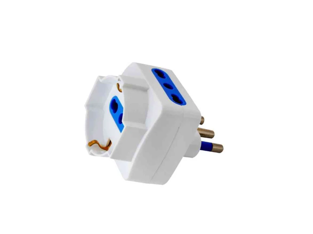 Adattatore multiplo 16A - Tre prese bianco blister