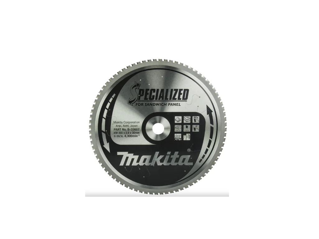 Lama Specialized T.C.T. 355x30mm 80T Makita