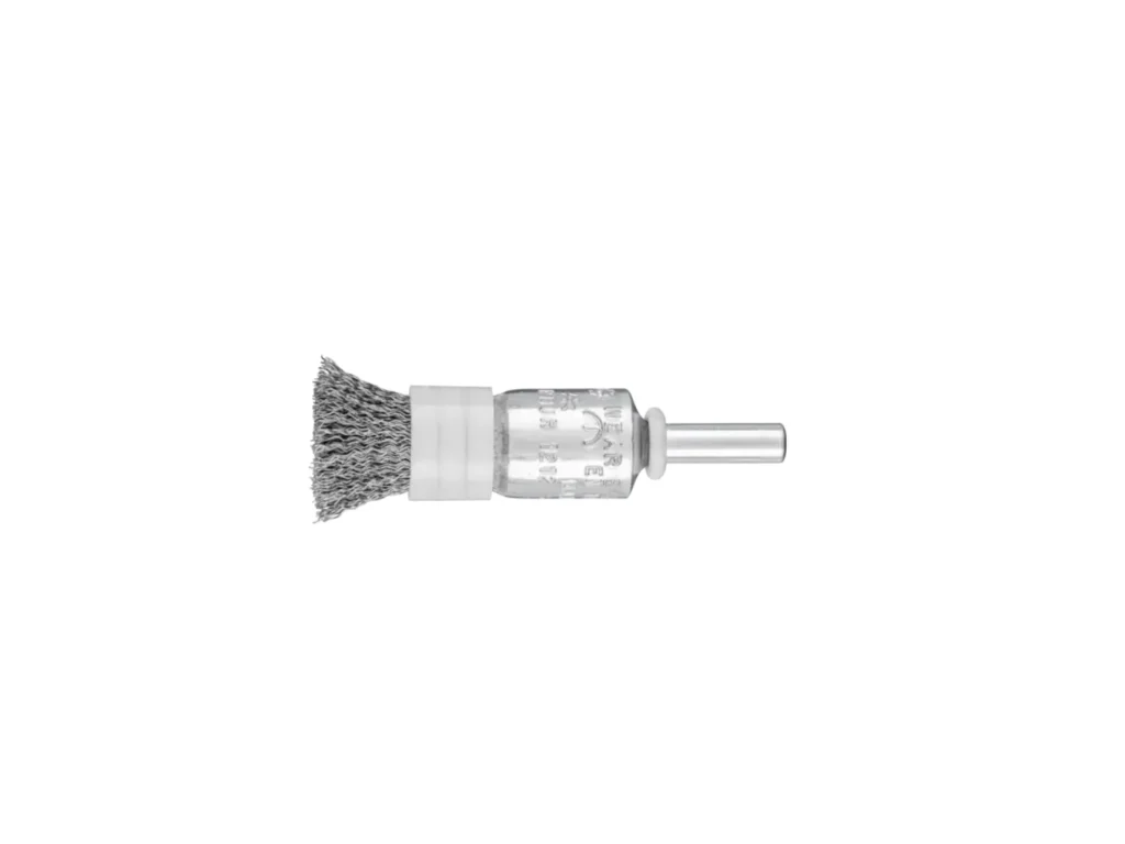Spazzola a pennello PBUR ร 13 mm, gambo ร 6 mm, filo dโacciaio ร 0,20 Pferd