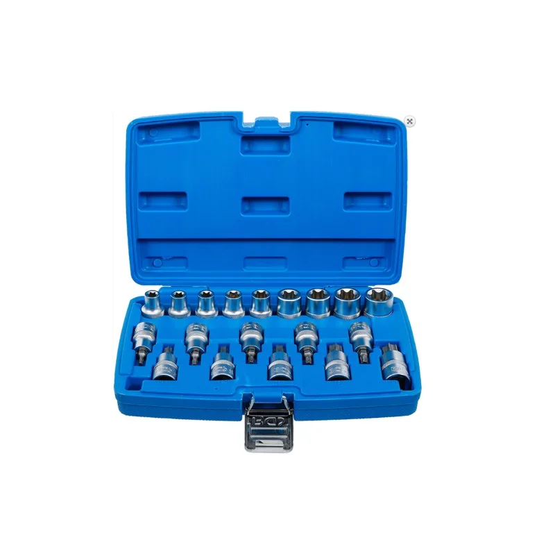 Cassetta bussole Torx 19pz. assortiti