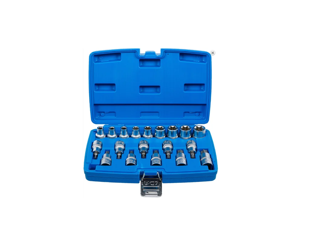 Cassetta bussole Torx 19pz. assortiti
