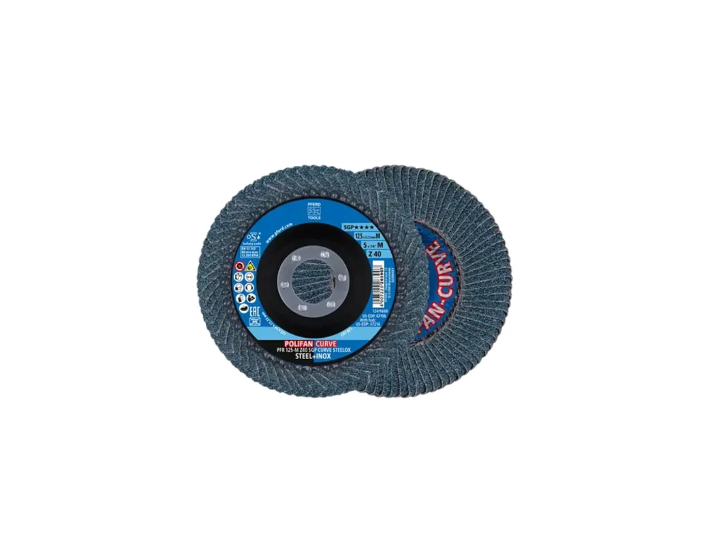 Disco lamellare POLIFAN CURVE PFR 125x22,23 mm M Z40 SGP STEELOX Pferd