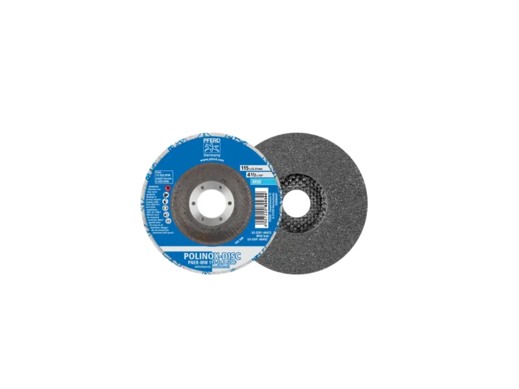Disco POLINOX PNER Ø 115 mm, foro Ø 22,23 mm medio-tenero SIC Pferd