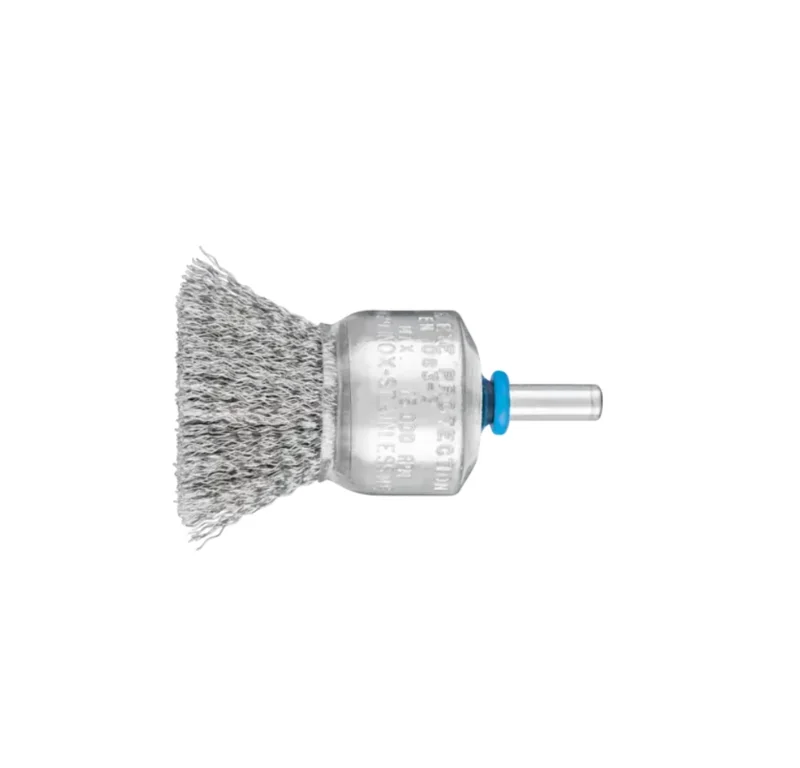 Spazzola a pennello PBU Ø 30 mm, gambo Ø 6 mm, filo d’acciaio inossidabile Ø 0,20 Pferd