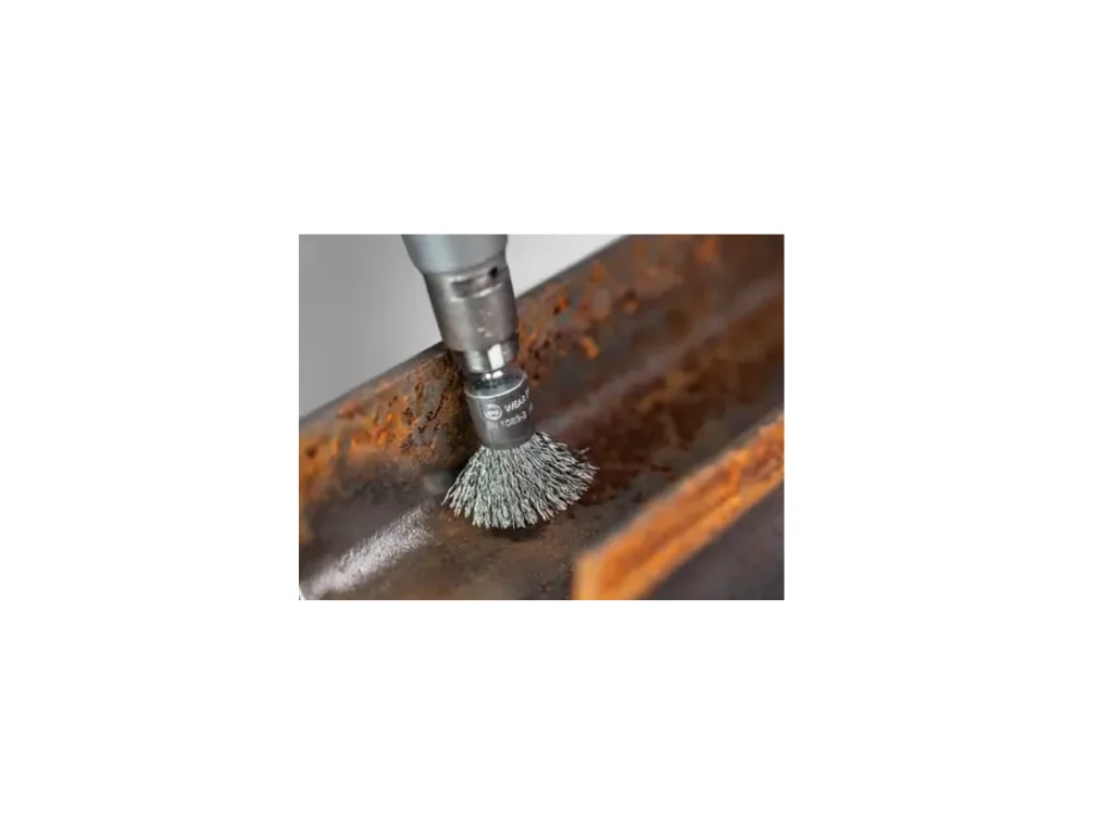 Spazzola a pennello PBU Ø 15 mm, gambo Ø 6 mm, filo d’acciaio Ø 0,20 Pferd