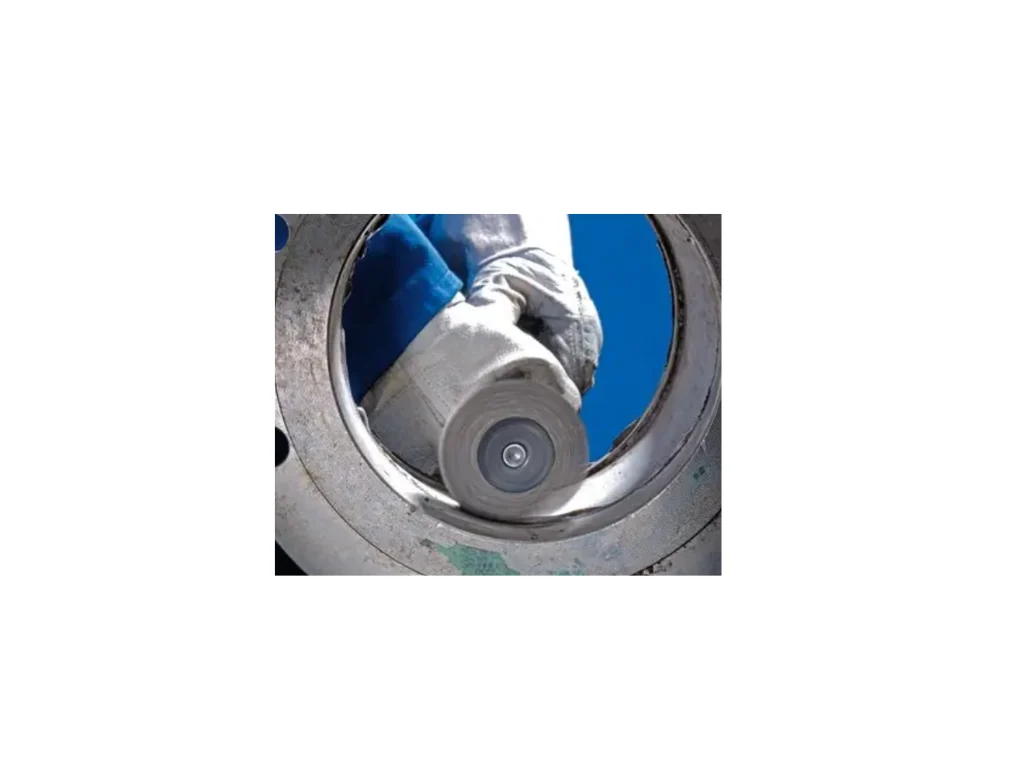 Spazzola a disco RBU Ø 60x15 mm, gambo Ø 6 mm, filo d’acciaio inoss Ø 0,20 Pferd