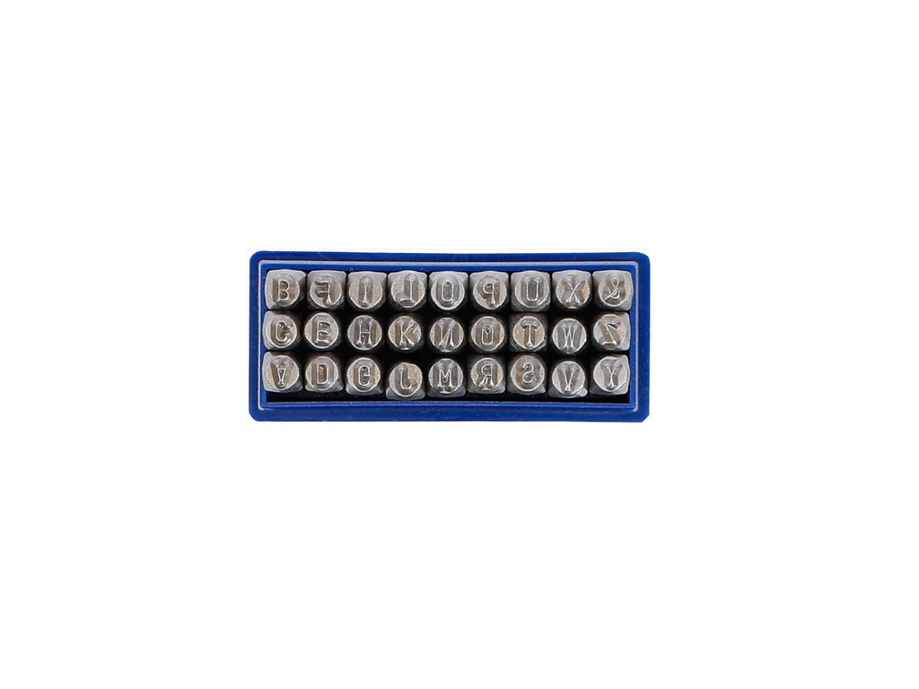Set per punzonatura lettere 5 mm
