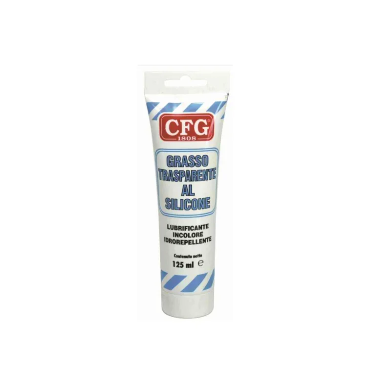 Grasso trasparente al silicone 125 ml