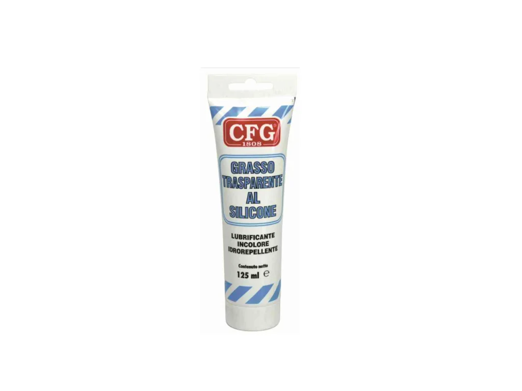 Grasso trasparente al silicone 125 ml