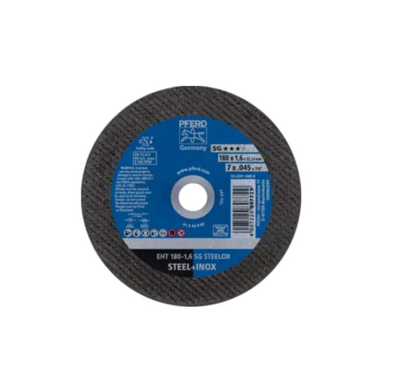 Disco da taglio EHT 180x1,6x22,23 mm SG STEELOX Pferd