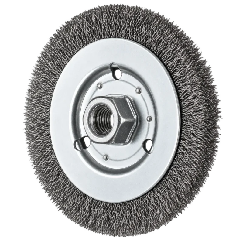 Spazzola Pferd POS RBU Ø125 mm M14 in acciaio – ricostruzione AI trasparente