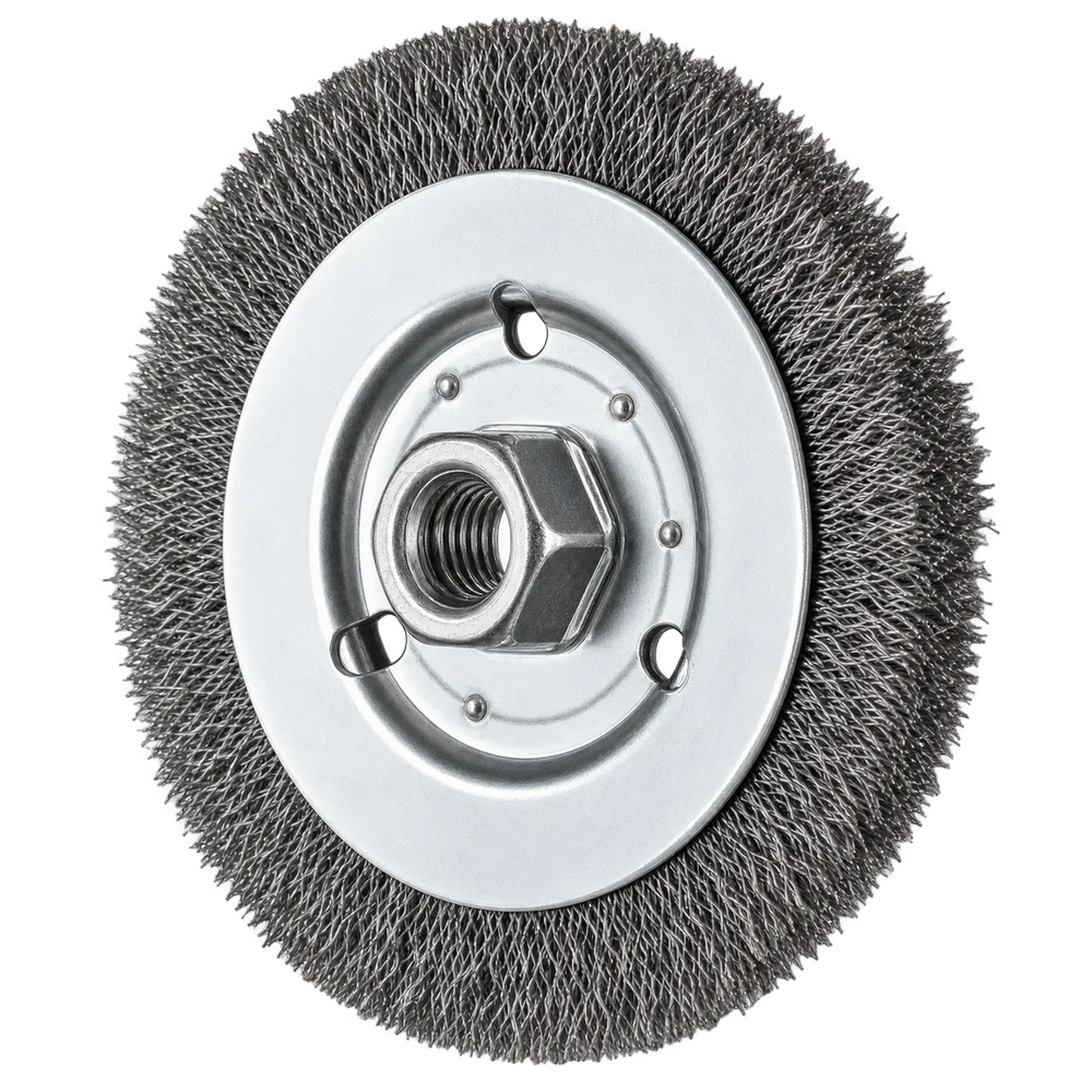 Spazzola Pferd POS RBU Ø125 mm M14 in acciaio – ricostruzione AI trasparente