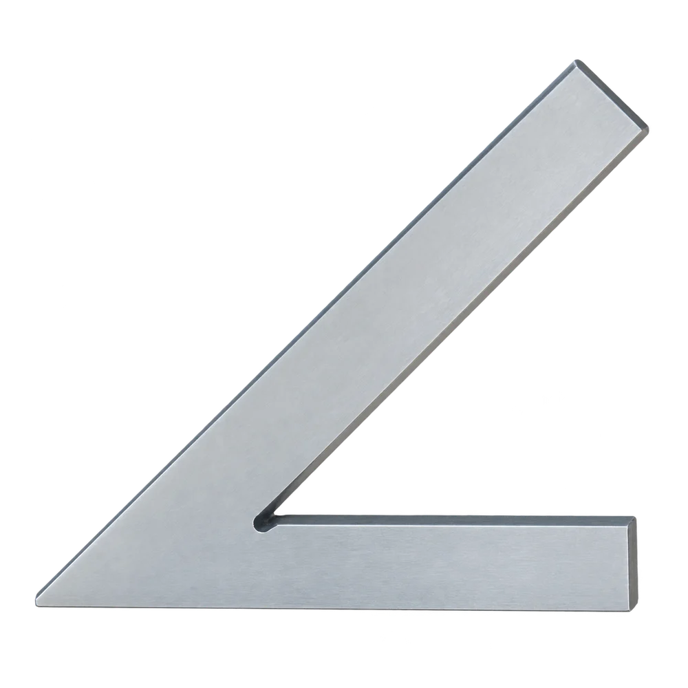 Squadra LTF 2100-01 semplice a 45° 75×75 mm – ricostruzione AI trasparente