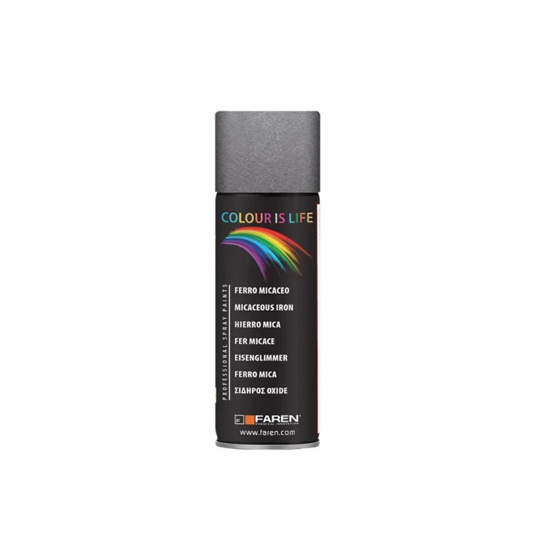 Vernice spray acrilica Ferro Micaceo Grigio Forgia Faren