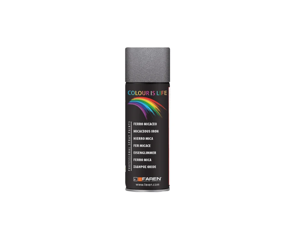 Vernice spray acrilica Ferro Micaceo Grigio Forgia Faren
